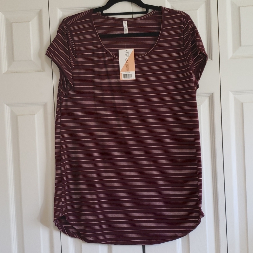 Honey and Lace Oakland Tee Tunic XL NWT